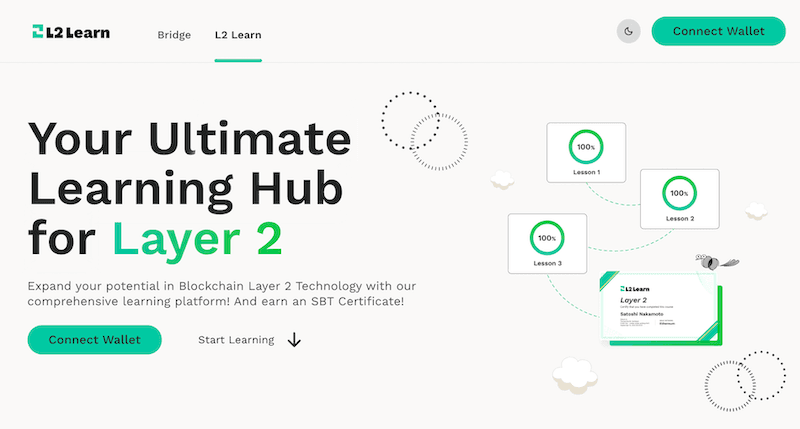 Top UI of Web3 EdTech Platform